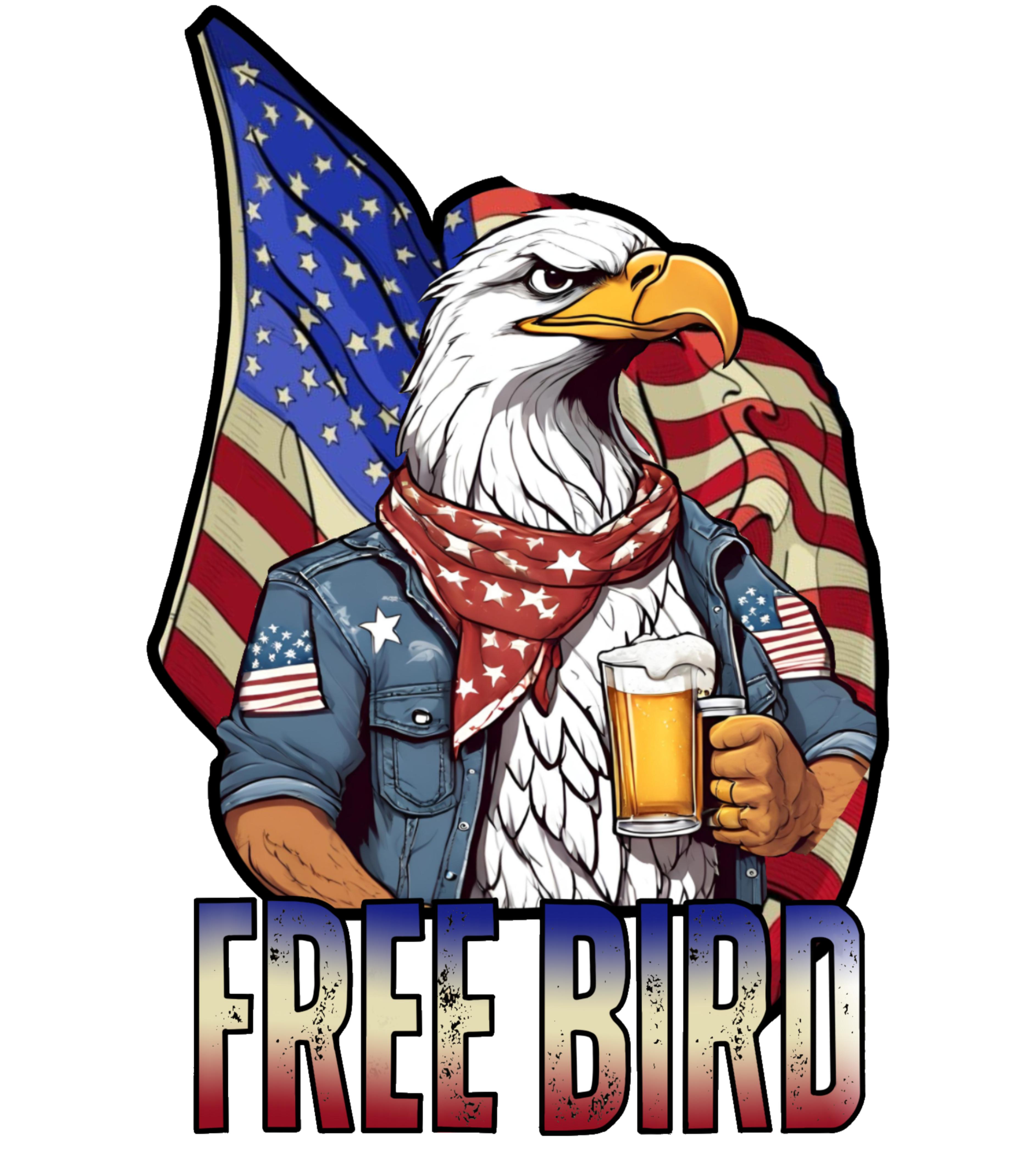Freebird t-shirt graphic